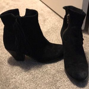 Sam Edelman “Louie” Fringed Ankle Bootie